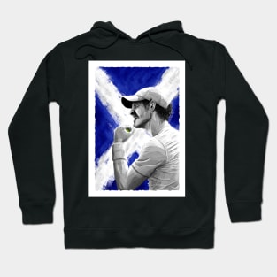 Andy Murray - Scotland Tennis Artwork Hoodie